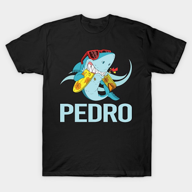 Funny Shark - Pedro Name T-Shirt by Atlas Skate